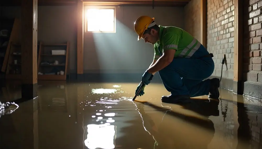 Professional water damage restoration services in Lannon, WI